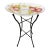Glass Hummingbird Birdbath With Metal Stand For Sale