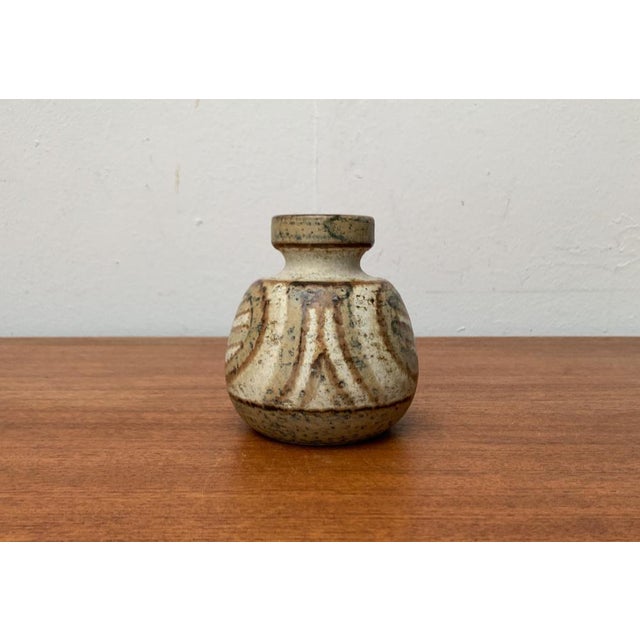 Mid-Century Danish Studio Pottery Vase from Søholm, 1960s For Sale - Image 12 of 18