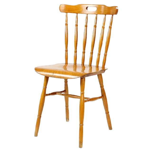 Oak Dining Chairs, 1960s, Set of 4 For Sale