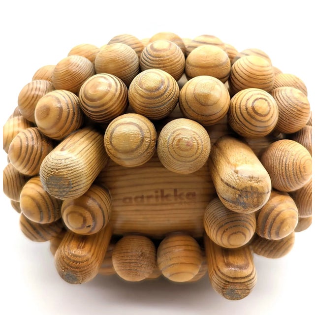 1970s Kaija Aarikka Pohjanpässi Pine Wood Ram Figurine For Sale - Image 10 of 12