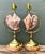 Vintage Brass and Wood Shell Lamps - Pair For Sale - Image 12 of 12