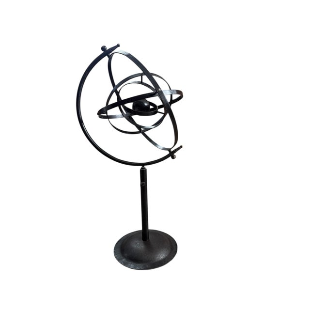 Mid 20th Century Iron Armillary Sphere For Sale - Image 4 of 10