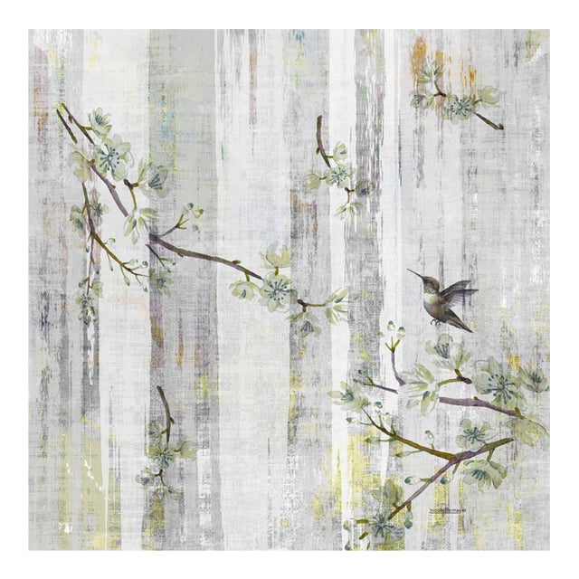 Blossom Fantasia Yellow Citrus – 36x36" Modern Acrylic Wall Art For Sale