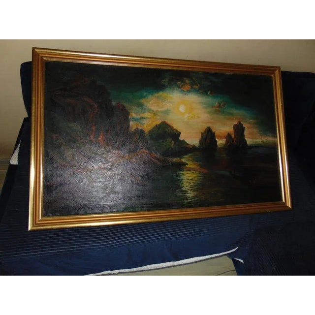 Zdzisław Przebindowski, Landscape, Oil on Canvas For Sale - Image 10 of 11