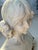 Stone Late 20th Century Heavy Marble Sculpture of a Young Girl Bust 12"x12" - 33 Pound For Sale - Image 7 of 14