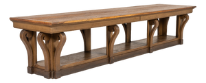 Antique French Oak Drapers Table, 1800s