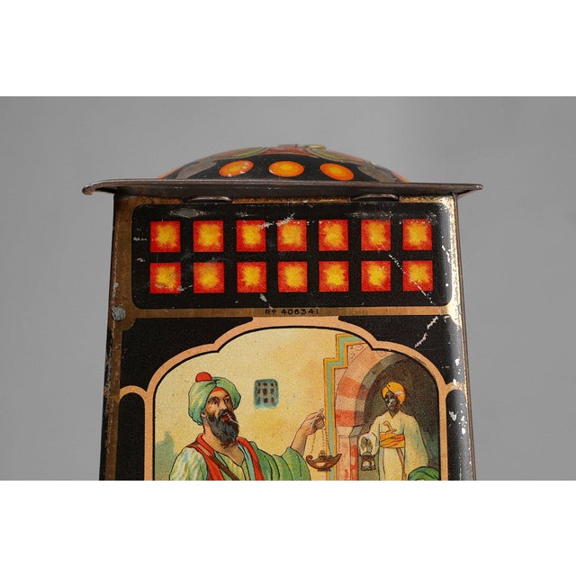 Antique Art Nouveau Tin Box by De Beuckerlaer, 1890s For Sale - Image 4 of 10
