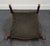 Vintage Antique Solid Mahogany Gothic Revival Jacobean Upholstered Arm Chair For Sale - Image 10 of 10