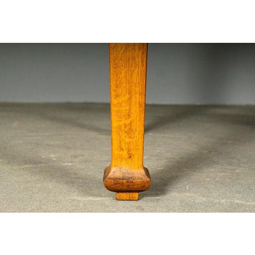 Art Nouveau Dining Table in Oak For Sale - Image 11 of 14