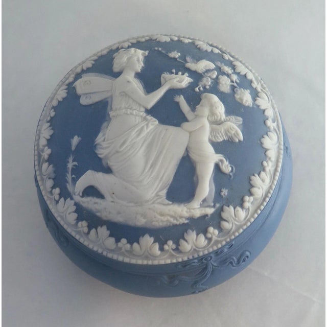Early 20th Century Early 20th Century Jasperware Vanity Box For Sale - Image 5 of 11