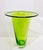 Large Vintage Neon Green Vase from Schott Zwiesel, 1970s For Sale - Image 4 of 15