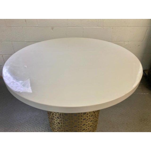 Jonathan Adler 44" Round Regency Dining Table For Sale In New York - Image 6 of 7