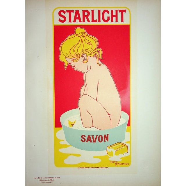 Meunier, Savon Starlight, 1900, Original Lithograph For Sale
