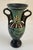 Vintage Neoclassical Black Greek Amphora Vase For Sale - Image 4 of 9