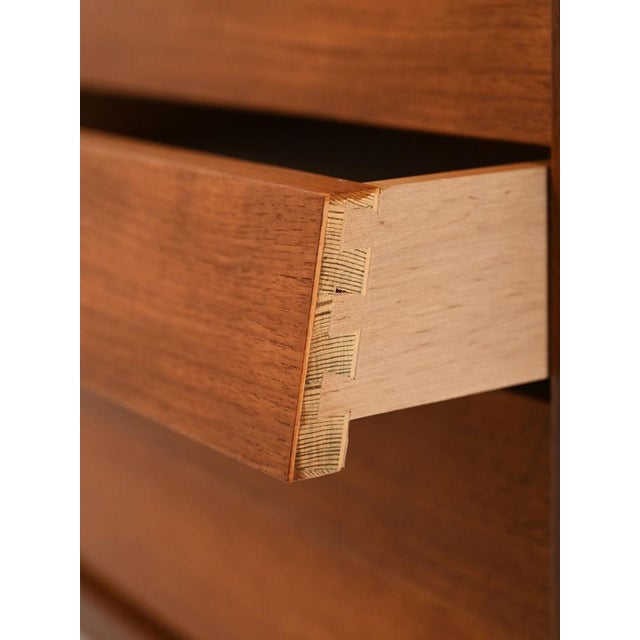 Scandinavian Sideboard with Tiled Drawers, 1950s For Sale - Image 9 of 12