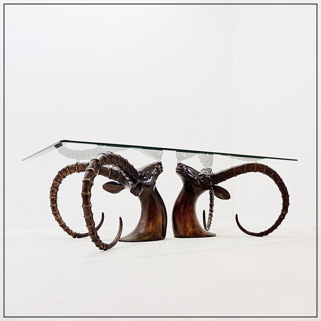 Ibex Coffee Table in the style of Alain Chervet, 1970s For Sale - Image 16 of 16