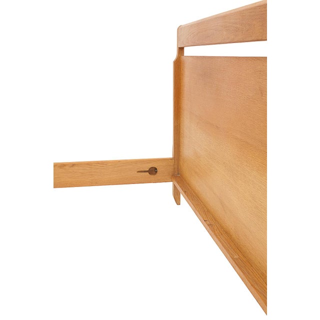 1950s Bed by Guillerme et Chambron, 1950s For Sale - Image 5 of 14