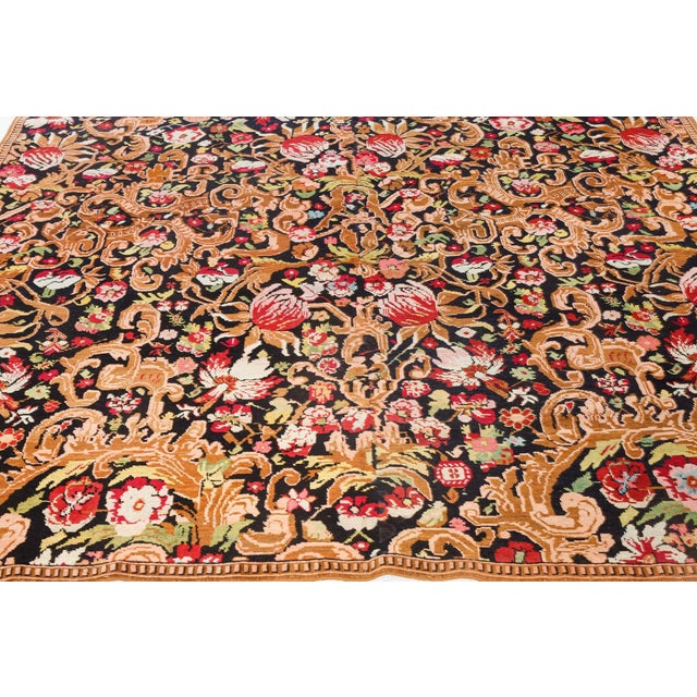 Antique Karabagh Rug For Sale In New York - Image 6 of 7