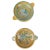 Italian Handmade Bowls in Vietri Ceramic by Vincenzo Pinto, 1950s, Set of 2 For Sale - Image 12 of 12