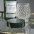 Modern Spiga 4-Piece Set Green Coasters on Gold Stand For Sale - Image 3 of 5