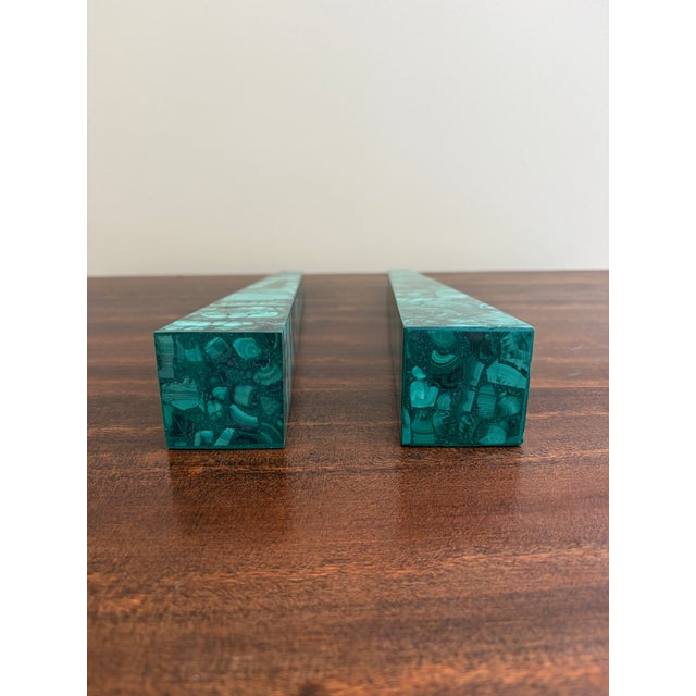 Neoclassical Grand Tour Malachite Obelisks, Pair For Sale - Image 10 of 10