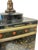 Mid 20th Century Pair Frederick Cooper Style Black Chinoiserie English Tin Tea Caddy Lamps With Original Shades For Sale - Image 12 of 18