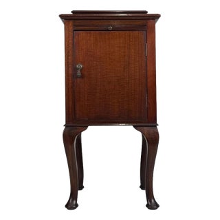 Antique Early 20th Century English Edwardian Mahogany Cabinet For Sale