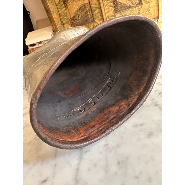Silver Mid-20th Century Industrial Turkish Metal Boot Mold For Sale - Image 8 of 14