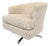 Lexington Upholstery Graves Chair Custom Fabric Grade 1,Polished Brass For Sale