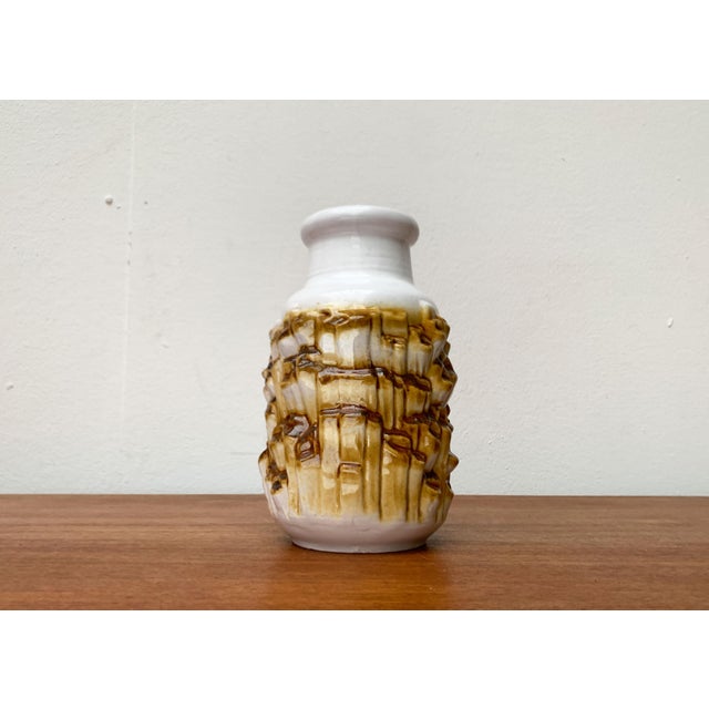 German Ceramic Vase from Carstens Tönnieshof, 1960s, in Very Good conditions. Designed 1960 to 1969 This piece has an...