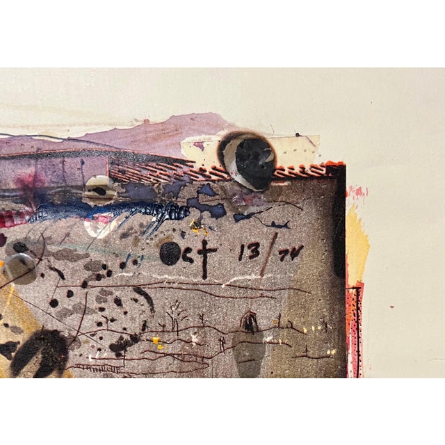 Sculpture Materials Marty GreenbaumPop Art Brut Collage Mixed Media Print, Painting, Burning, Tape, Marty Greenbaum, 1978-1979 For Sale - Image 7 of 12