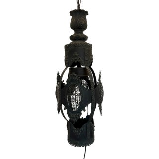 Vintage Victorian Hanging Lantern / Pendant For Sale