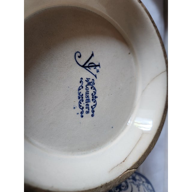 19th Century French Earthenware Tea Tureen from Jules Vieillard Moustiers For Sale - Image 12 of 17