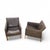 Coppola Lounge Chair with Flexible Backrest by Gerard Van Den Berg, Set of 2 For Sale - Image 10 of 10