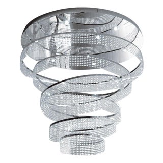 Saturn Crystal Chandelier by Aggiolight For Sale