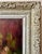 1950s Mid-Century Floral Oil Painting of Roses | Ornate Whitewashed & Gilt Frame | Romantic Cottagecore Still LifeRoses For Sale - Image 5 of 10