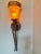 Traditional Vintage Alabaster/Marble and Metal Torchiere Sconces Exquisite and Unique Mint Condition For Sale - Image 3 of 12