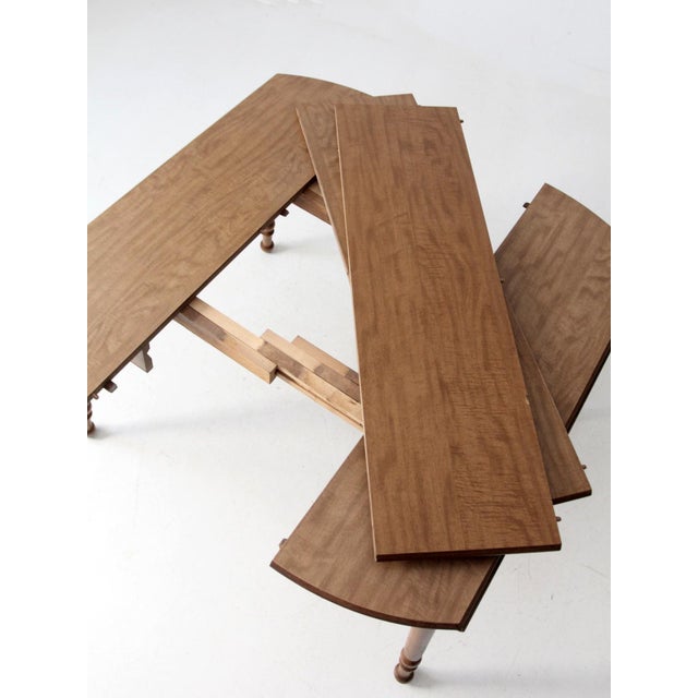 Mid-Century Dearborn Co Drop Leaf Dining Table With Extensions For Sale - Image 13 of 16