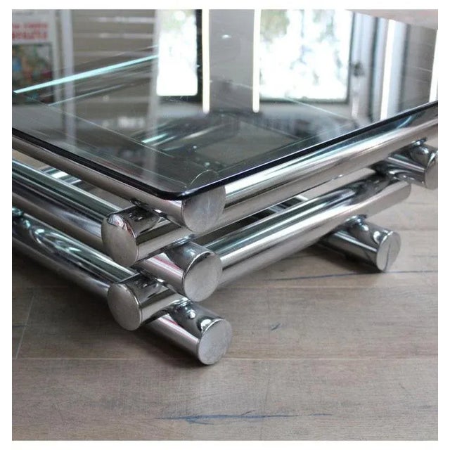 Vintage Italian Coffee Table, 1970s For Sale - Image 4 of 9