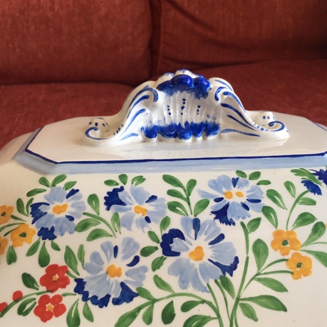 Vintage Italian Hand Painted Italian Tureen Chairish