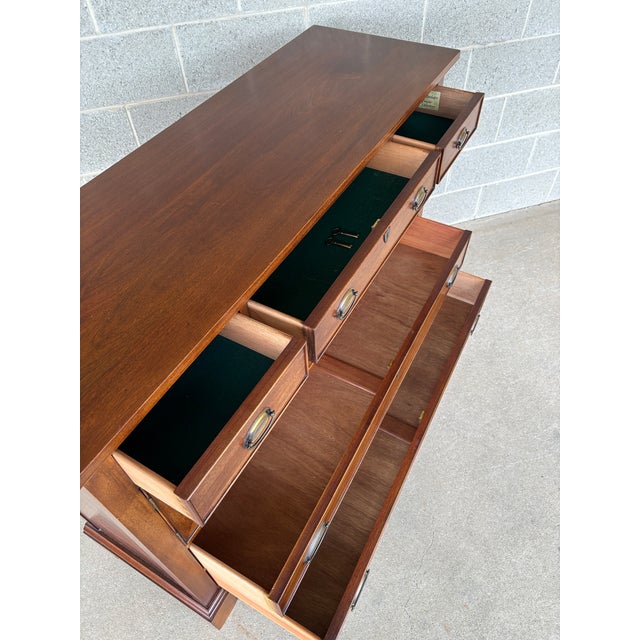 Brown Craftique Mahogany Federal Style 54" Sideboard-Buffet For Sale - Image 8 of 17