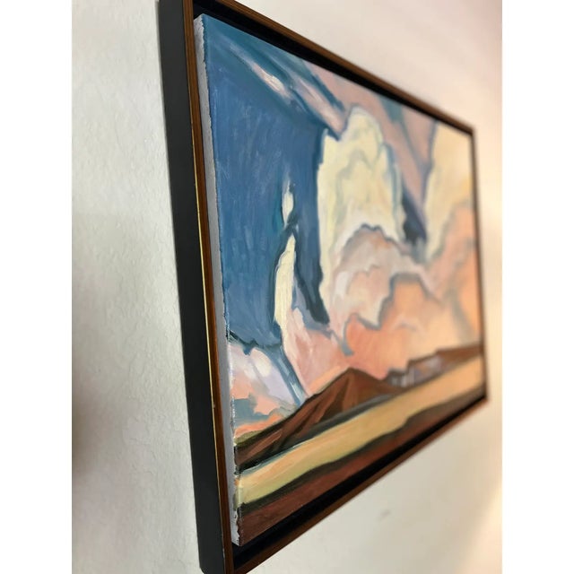 Framed Original Oil on canvass, by Southwest artist Palmer Saylor III. Taken from artist's current body of work / collection.
