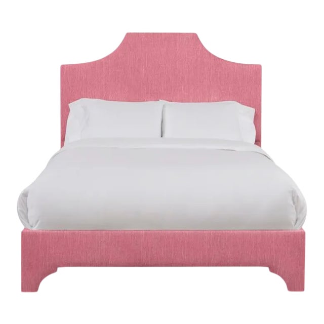 Kit Queen Bedframe, Rose Linen For Sale