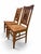 English Pair of Vintage Dutch Colonial Hand-Carved Teak Crown Motif Dining Chairs For Sale - Image 3 of 7