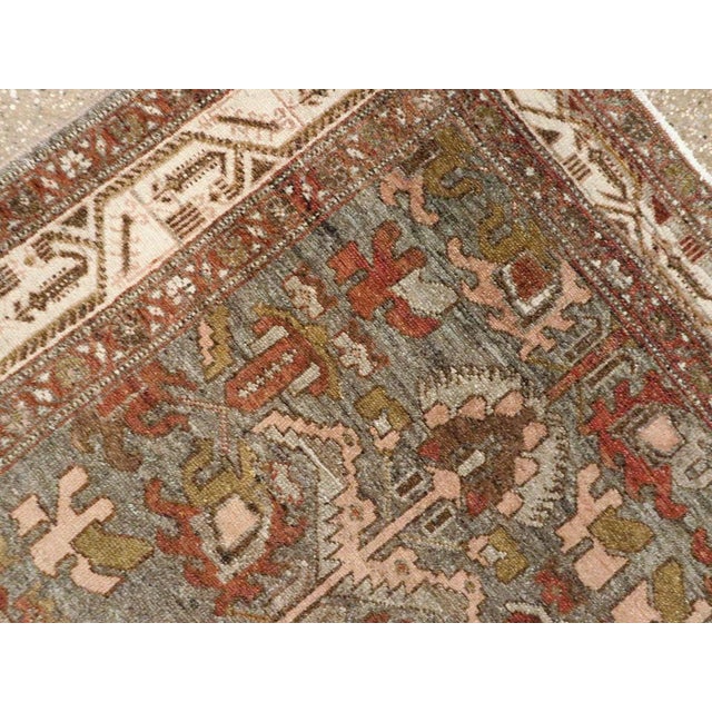 Early 20th Century Galerie Shabab Collection Early 20th Century Handmade Persian Malayer Accent Rug For Sale - Image 5 of 7