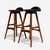 1960s Erik Buch for Oddense Maskinsnedkeri o.d. Mobler Danish Teak Barstools For Sale - Image 5 of 18
