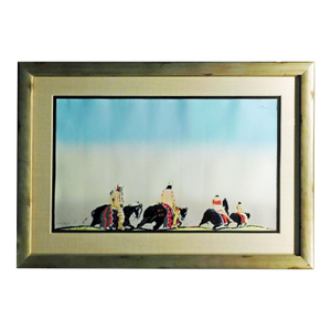 Earl Biss "Chiefs on Parade" Custom Framed Hand Signed Printers Proof 4/4