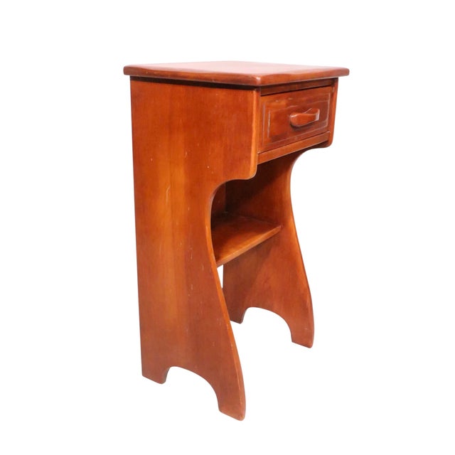 Cushman of Vermont Cushman Maple Molly Stark Nightstand 2059 C 1940's For Sale - Image 4 of 13