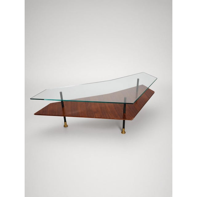 Mid-Century Modern Coffee Table by Luigi Scremin, 1950s For Sale - Image 3 of 12