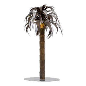 1970s Decorative Palm Tree Sculpture